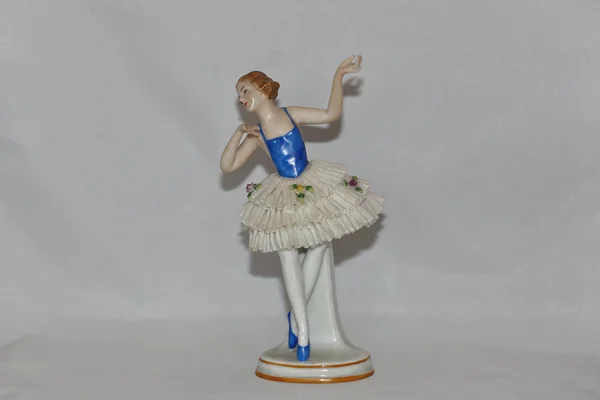 Antique porcelain figurine — Stock Photo, Image