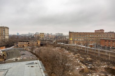 Mekanize ekmek No 9, Moskova, Rusya çatıdan görüntülemek