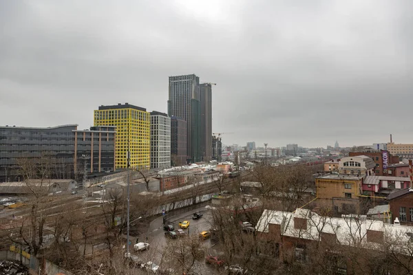 Вид з даху механізований хлібобулочні № 9, Москва — стокове фото