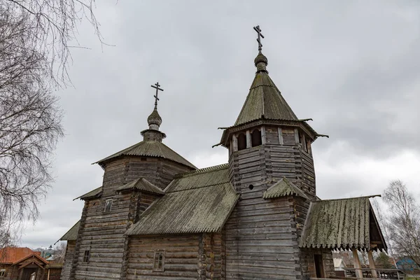 Suzdal Muzeum życia chłopa i architektura drewniana — Zdjęcie stockowe