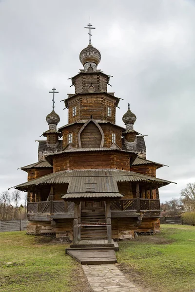 Суздальский музей деревянной архитектуры и быта крестьян — стоковое фото
