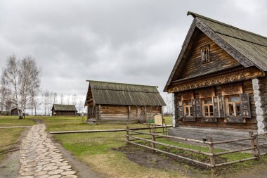Ahşap mimarisi ve köylünün yaşam Suzdal Müzesi