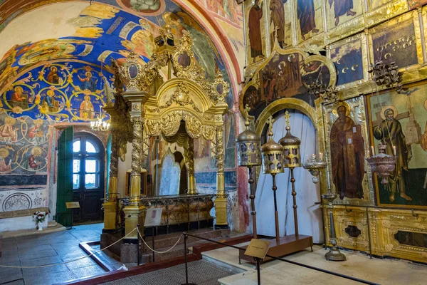Wewnątrz katedry Narodzenia Marii Panny, Suzdal, Federacja Rosyjska — Zdjęcie stockowe