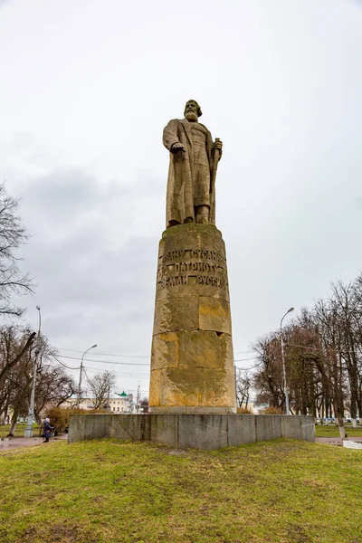 Пам'ятник Ivan Сусаніна Костроми, Росія — стокове фото