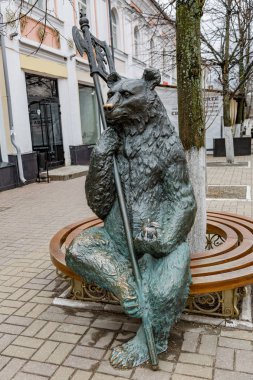 Bear - şehrin Yaroslavl, Rusya'nın sembolü