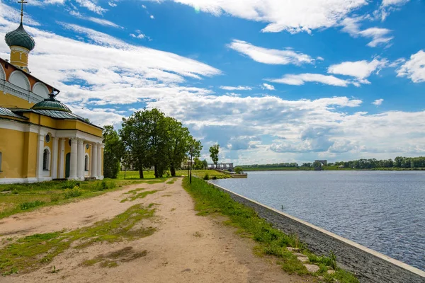 Великая русская река Волга — стоковое фото