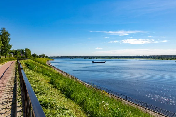伟大的俄国河伏尔加河 — 图库照片