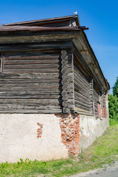 Övergivna gamla hus — Stockfoto