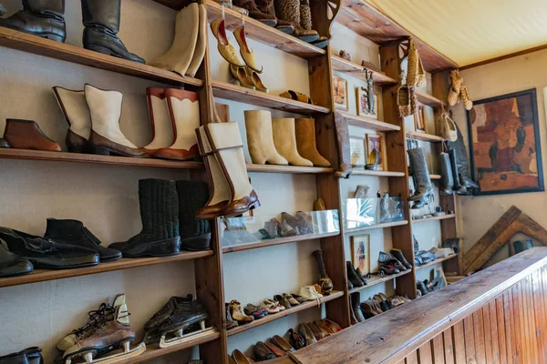 Russian Valenki felt boot Museum, Myshkin, Rússia — Fotografia de Stock