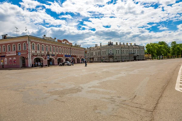 Uspenskaya Square, Uglich, Rusya