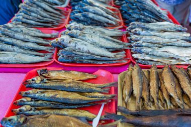 Kurutulmuş balık satırları