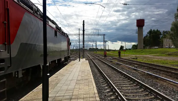 İl tren istasyonu — Stok fotoğraf