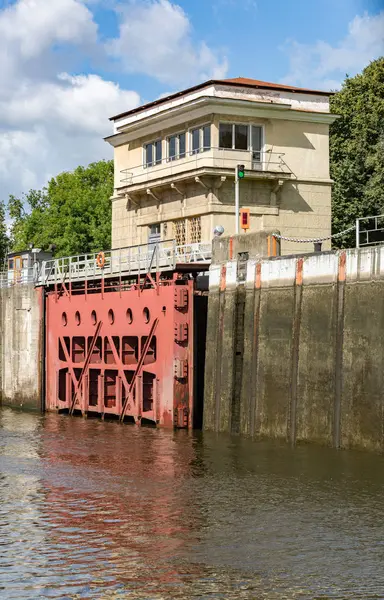 Old river gateway — Stock Photo, Image