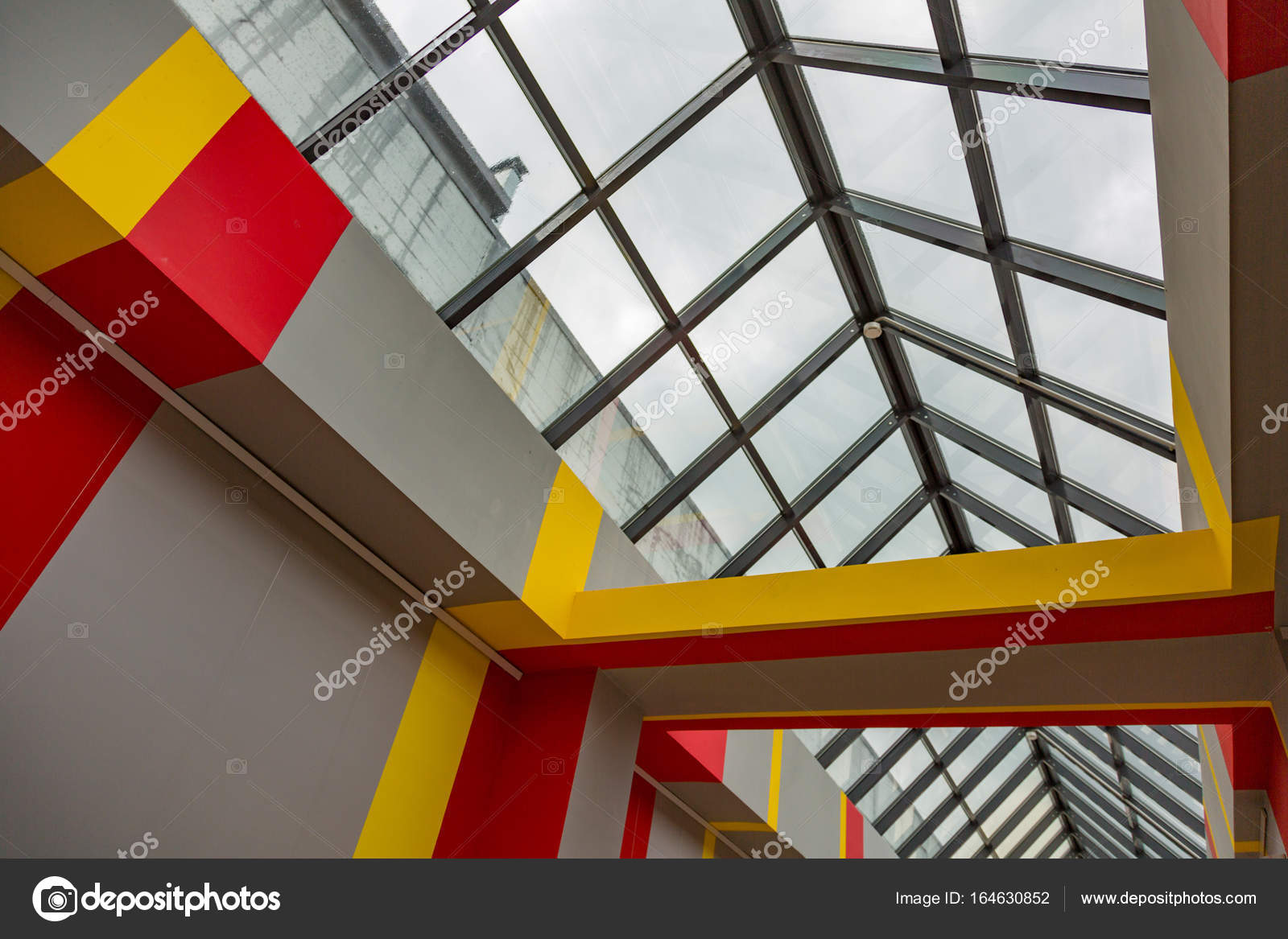 Glass Ceiling In The Cottage Stock Photo C Ironstuff 164630852