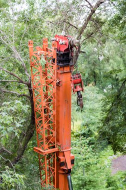 Teleskopik vinç bölümünü