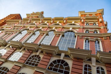 Moskova, Rusya Golutvin fabrikada tuğla mimarisi