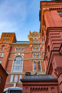 Moskova, Rusya Golutvin fabrikada tuğla mimarisi