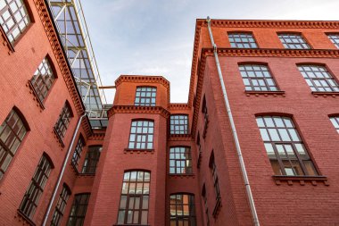 Moskova, Rusya Golutvin fabrikada tuğla mimarisi