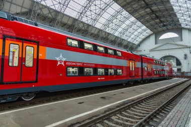 Rusya iki katlı yüksek hızlı Aeroexpress ilk