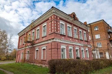 Eski il hayalet kasaba evde