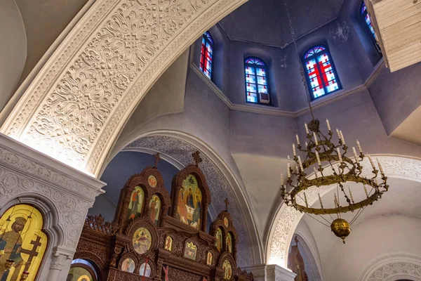 Dentro del Templo de la Exaltación de la Cruz, Darna, Rusia —  Fotos de Stock