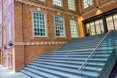 Eski şekerlemeler fabrika içinde Bolşevik, Moskova, Rusya Federasyonu