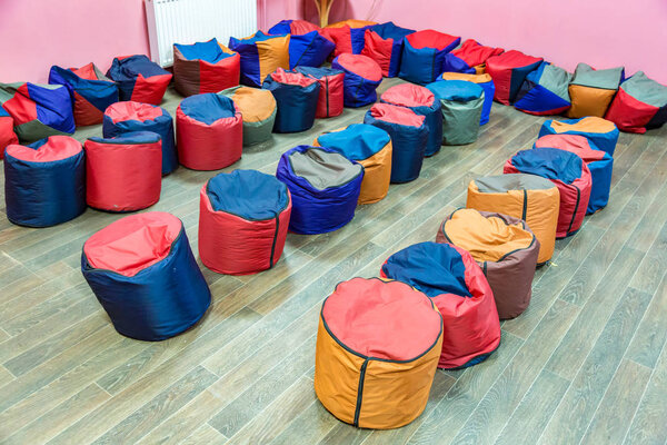 Colorful armchair bags