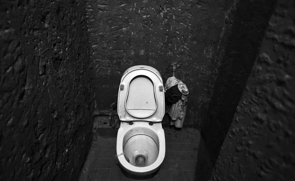 Interior of public toilet — Stock Photo, Image