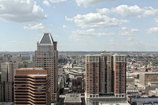 Vista de la ciudad de Baltimore, Estados Unidos — Foto de Stock