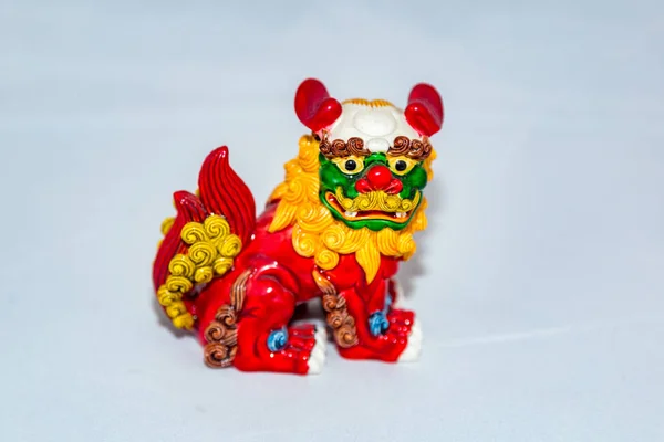 Красочный азиатский дракон — стоковое фото