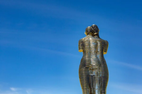 Statua di Nino e Ali a Batumi, Georgia — Foto Stock