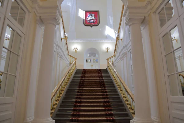 Dentro do edifício da Câmara Municipal de Moscou, Rússia — Fotografia de Stock