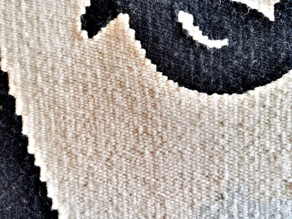 Textura de una alfombra de lana — Foto de Stock