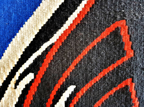 Texture of a wool carpet