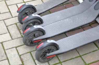 Modern şehir elektrikli mini scooter 'ı