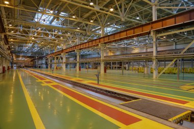 Metro servis istasyonunda. Moskova, Rusya