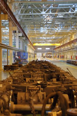 Metro servis istasyonunda. Moskova, Rusya