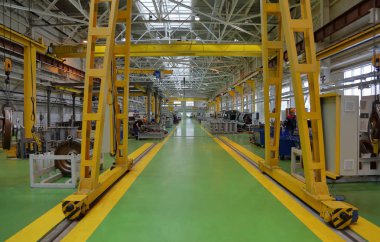 Metro servis istasyonunda. Moskova, Rusya