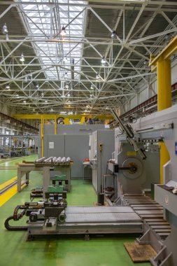 Metro servis istasyonunda. Moskova, Rusya