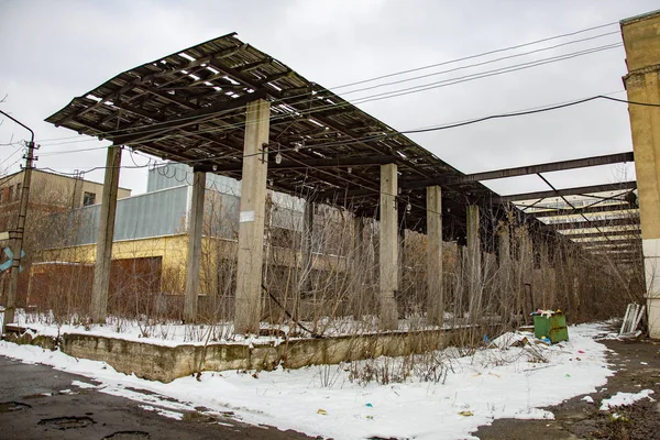 Abandoned territory of the aircraft factory. Moscow — 스톡 사진