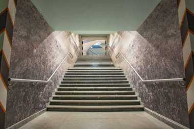 Borodino Müzesi Savaşı 'nda taş merdivenler.