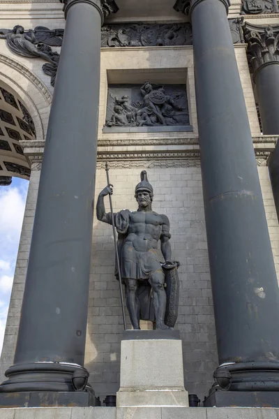 Puerta histórica del triunfo de Moscú, Rusia — Foto de Stock