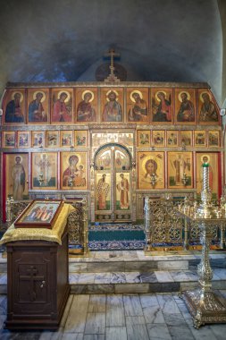 Çarşaflarda Hayat Veren Üçleme Tapınağı. Moskova, Rusya