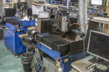 Kol saati üretimi için fabrikanın endüstriyel atölyesi