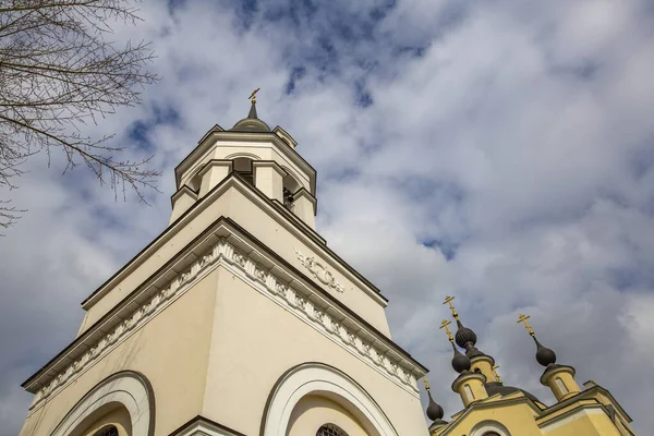 Moscow Russia March 2020 Exterior Church Intercession Holy Virgin Krasnoye — стокове фото