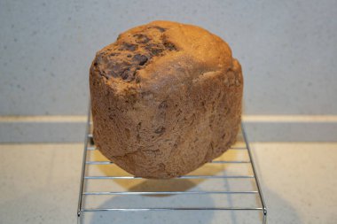 Ev yapımı taze pişmiş ekmek ve lezzetli çıtır çıtır.