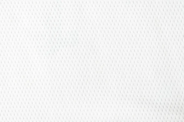 Foco Seletivo Fundo Tecido Malha Branca Tecido Esporte Desgaste Textura — Fotografia de Stock