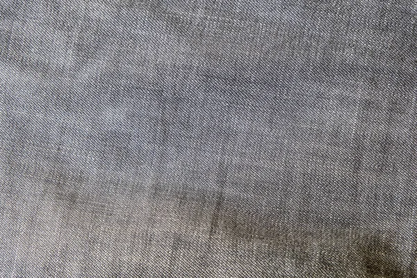 Ağır Mavi Gri Kot Kotlu Üst Görünümü Kumaşın Detaylarına Yakın — Stok fotoğraf