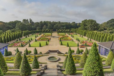 Kamp-Lintfort - Kamp Manastırı View Park, 1123 yılında kuruldu, Kuzey Ren Vestfalyası, Almanya, Kamp-Lintfort, 16.08.2019