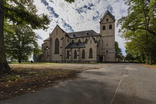 Krefeld Close Dari Hohenbudberg Gereja Saint Matthias North Rhine Westphalia — Stok Foto